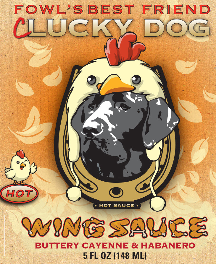 Clucky Dog Apparel! – Lucky Dog Hot Sauce - Food's Best Friend!