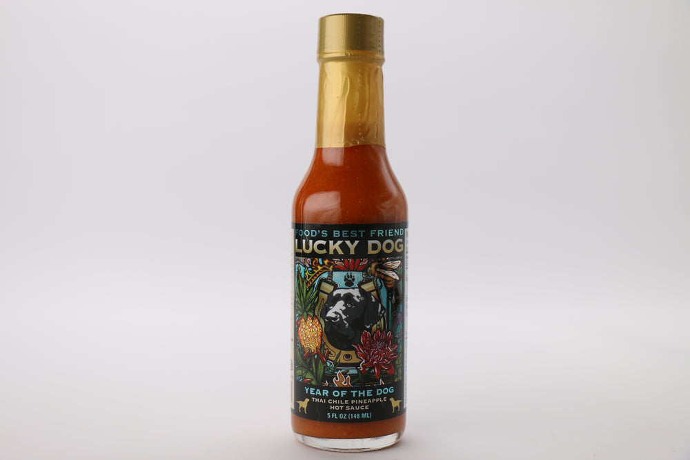 Year of the Dog - Thai Chile Pineapple Hot Sauce - HOT 5 OZ